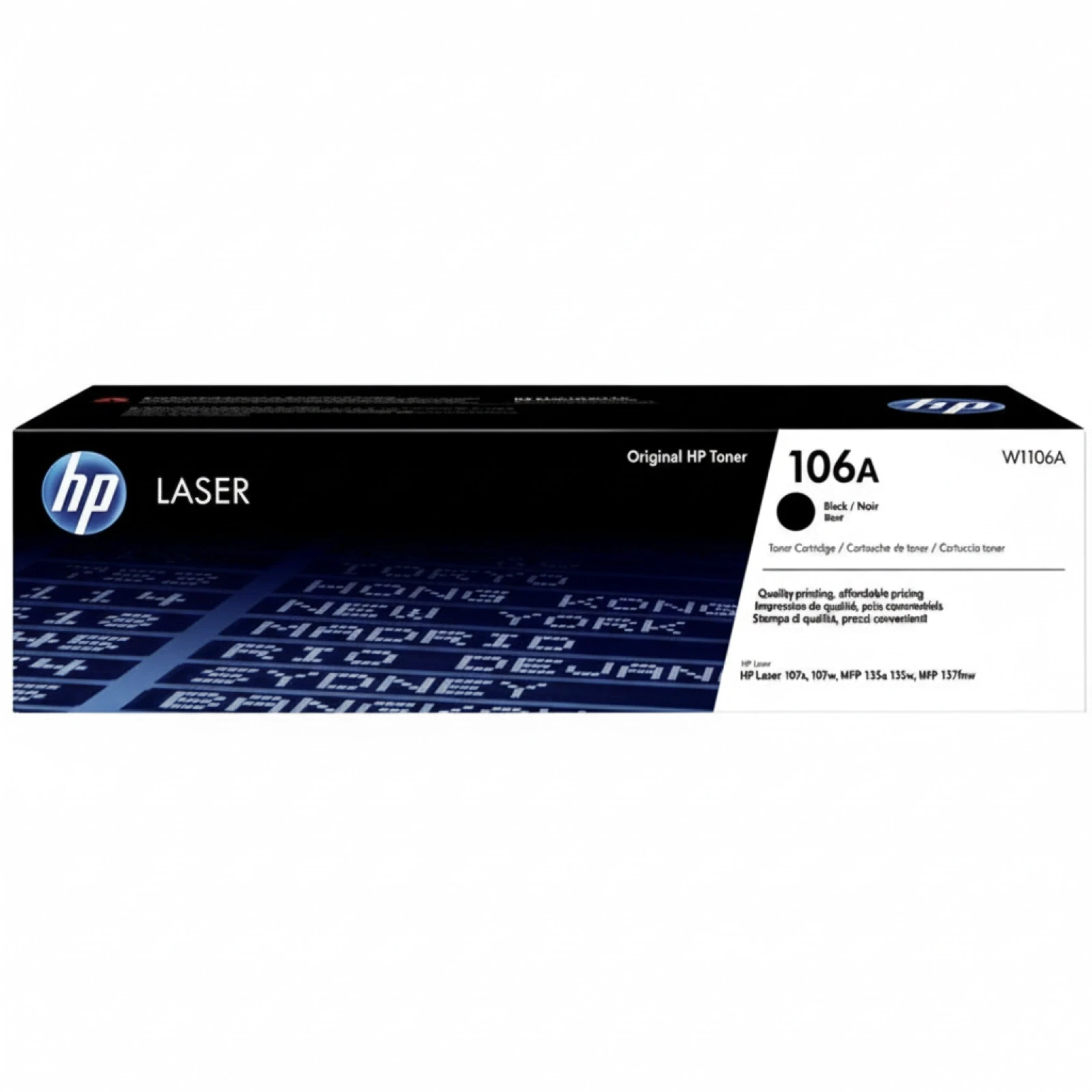 Toner Oryginalny HP 106A (W1106A) (Czarny) otwarte pudelko