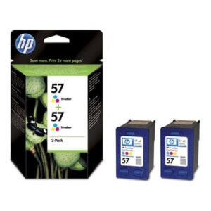 Zestaw tuszy HP 57 Dwupak C9503AE oryginał