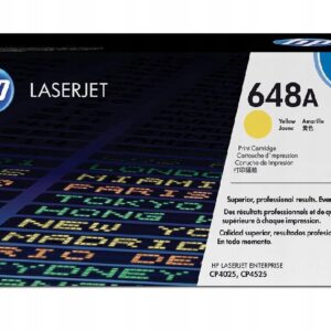Oryginalny toner HP 648A yellow CE262A - ZAMÓWIENIA ZA 2000 PLN = BON PALIWOWY 100 PLN