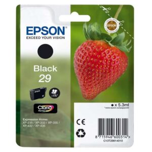 Tusz Oryginalny Epson Claria 29 Black C13T29814012