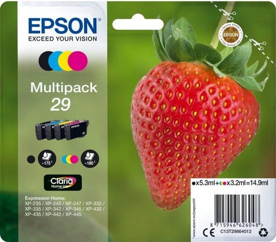 Tusz Oryginalny Epson MultiPack 29 CMYK C13T29864012 - ZAMÓWIENIA ZA 2000 PLN = BON PALIWOWY 100 PLN