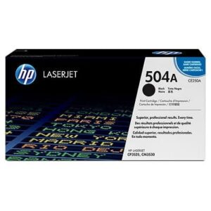 HP Toner 504A Black 5k CE250A