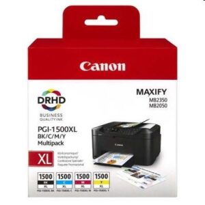 Tusze Oryginalne Canon PGI-1500 CMYK (9182B004) (komplet)