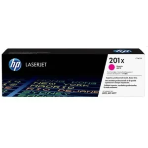 Toner Oryginalny HP 201X (CF403X) (Purpurowy) otwarte pudelko