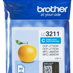 Tusz Oryginalny Brother LC-3211C (LC-3211C) (Błękitny)
