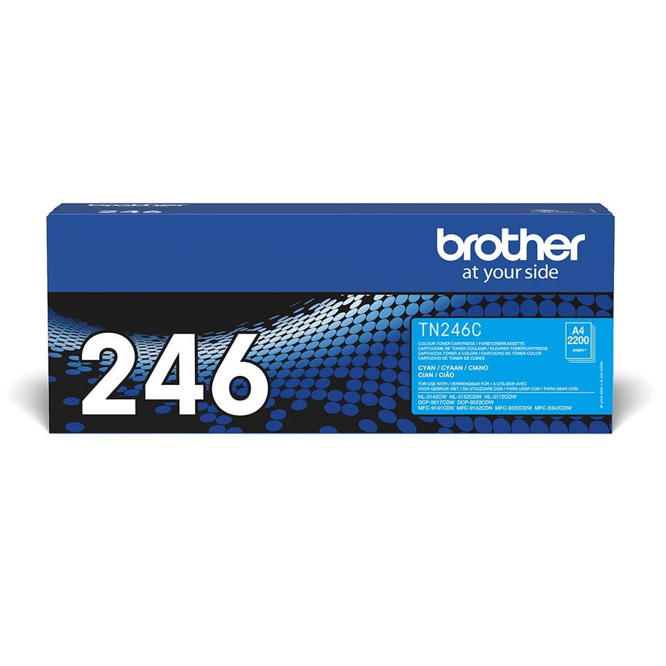 Brother TN-246C kaseta z tonerem Oryginalny cyan