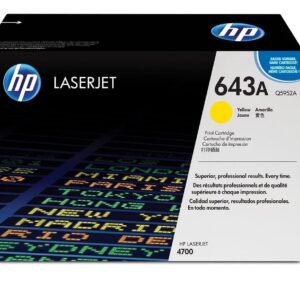 Toner Oryginalny HP 643A (Q5952A) (Żółty)