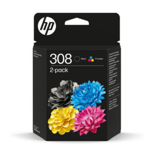 Tusze Oryginalne HP 308 (6L6S6UE) (komplet)